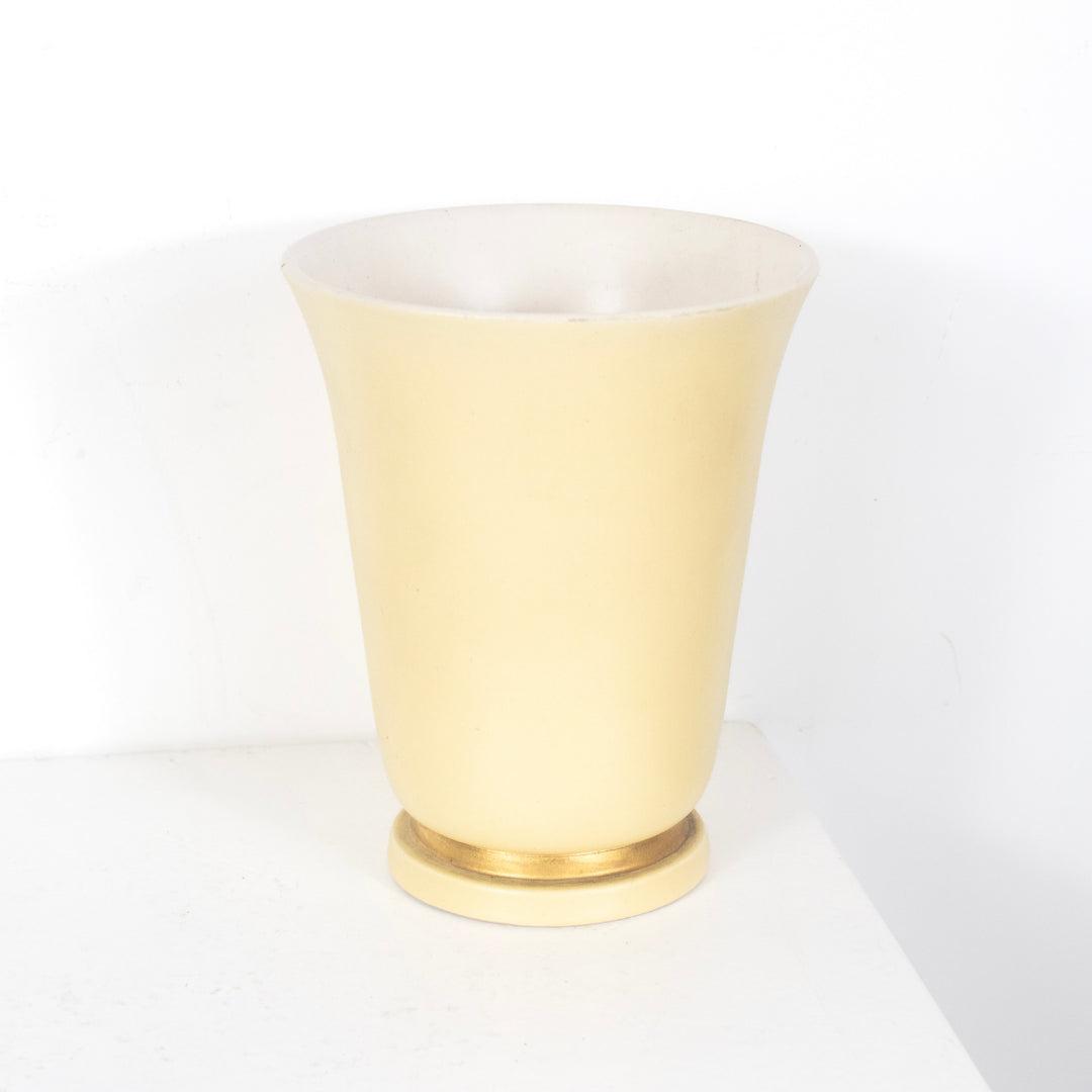 Vase jaune LUDE DEBEAULIEU
