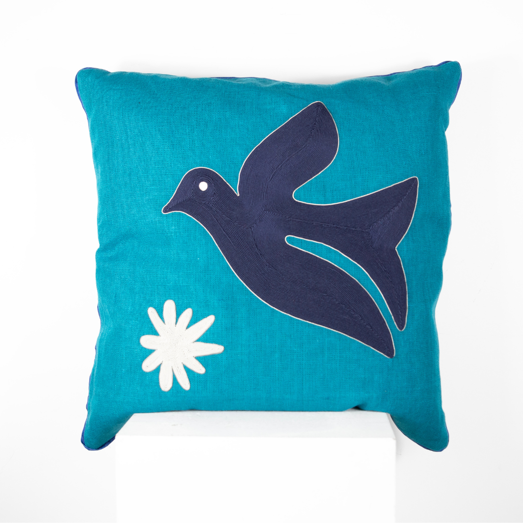 Coussin Oiseau DEBEAULIEU