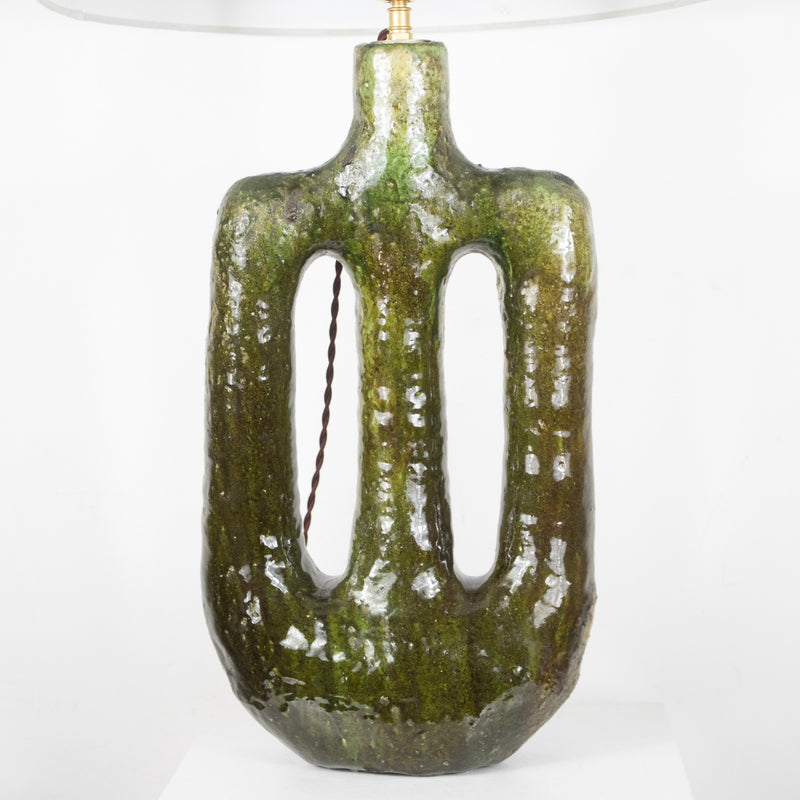 Lampe céramique Vert DEBEAULIEU