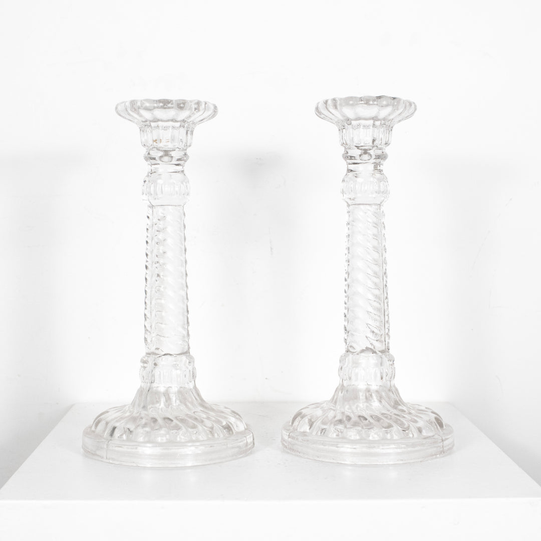 Bougeoir en verre DEBEAULIEU