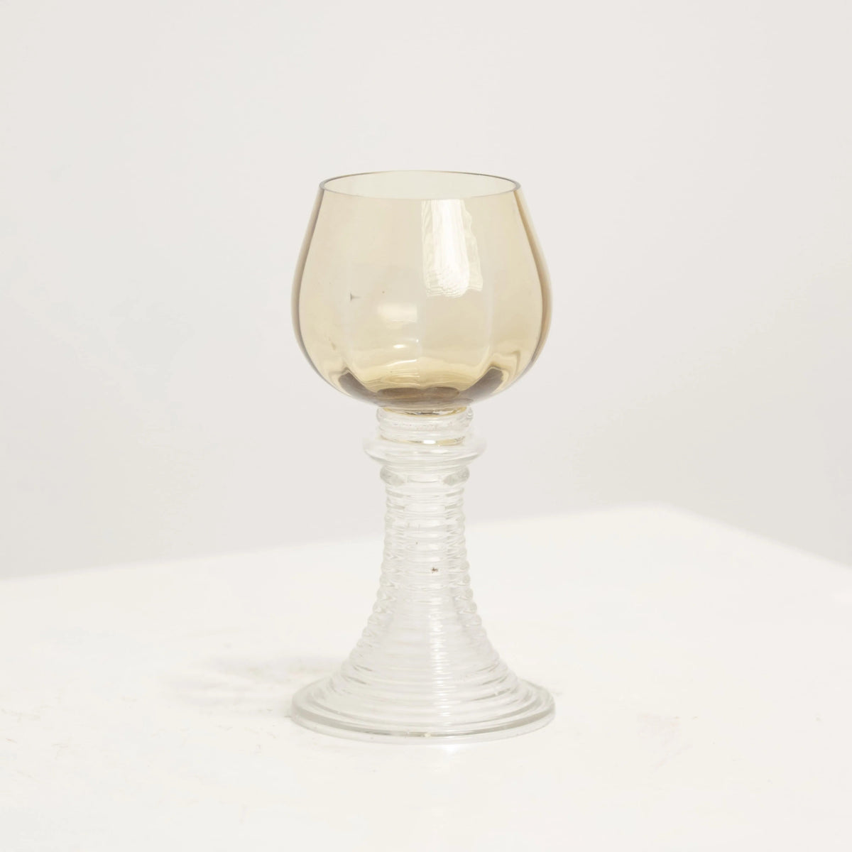 Paire de Verres Côtelés Ambre & Transparents DEBEAULIEU