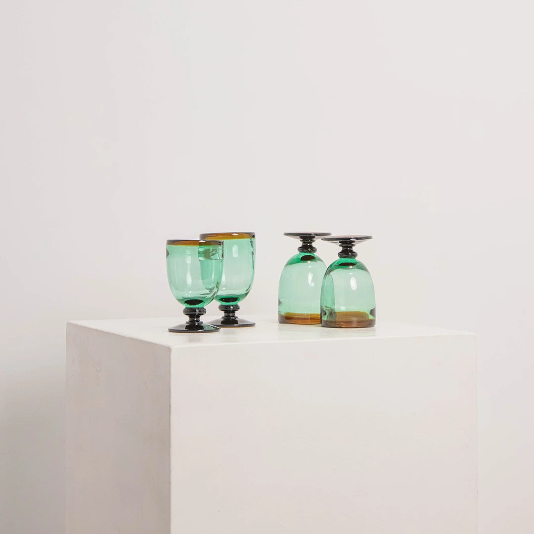 Verre à pied, petit INDIGENA FOLK ART
