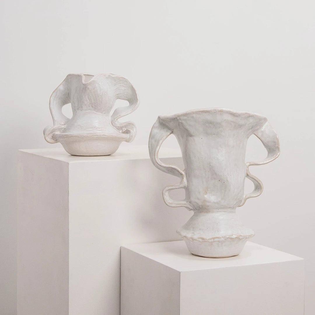Vase 02 blanc Rosie SERAX