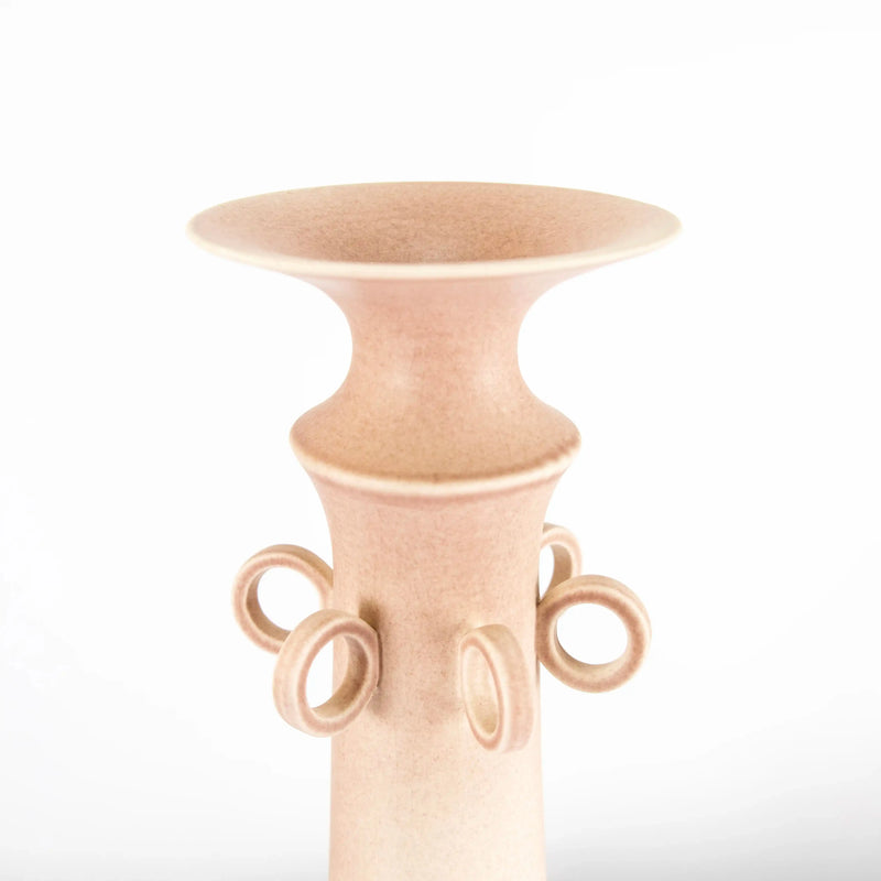 Vase haut Datoga rose pale Versmissen
