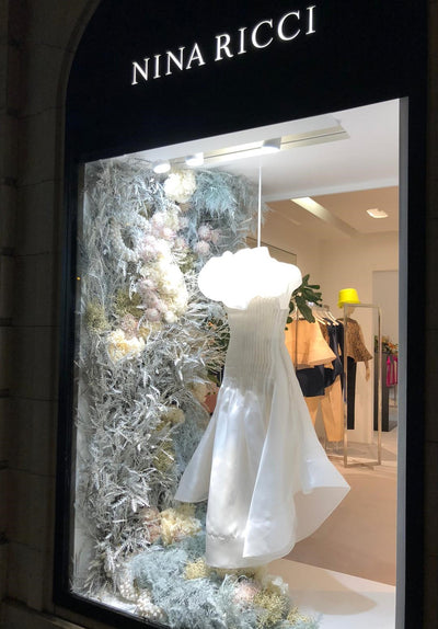 NINA RICCI, VITRINES "COLOR BLOCK"
