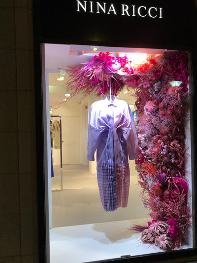 NINA RICCI, VITRINES "COLOR BLOCK"